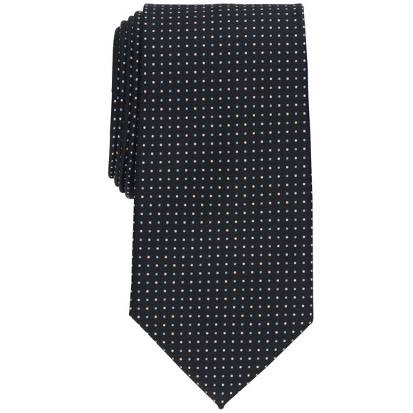 Club Room Men Reade Dot Tie Black - Picture 1 of 1